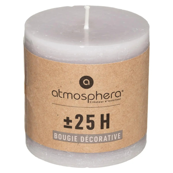 Bougie rustique - gris taupe - 220g