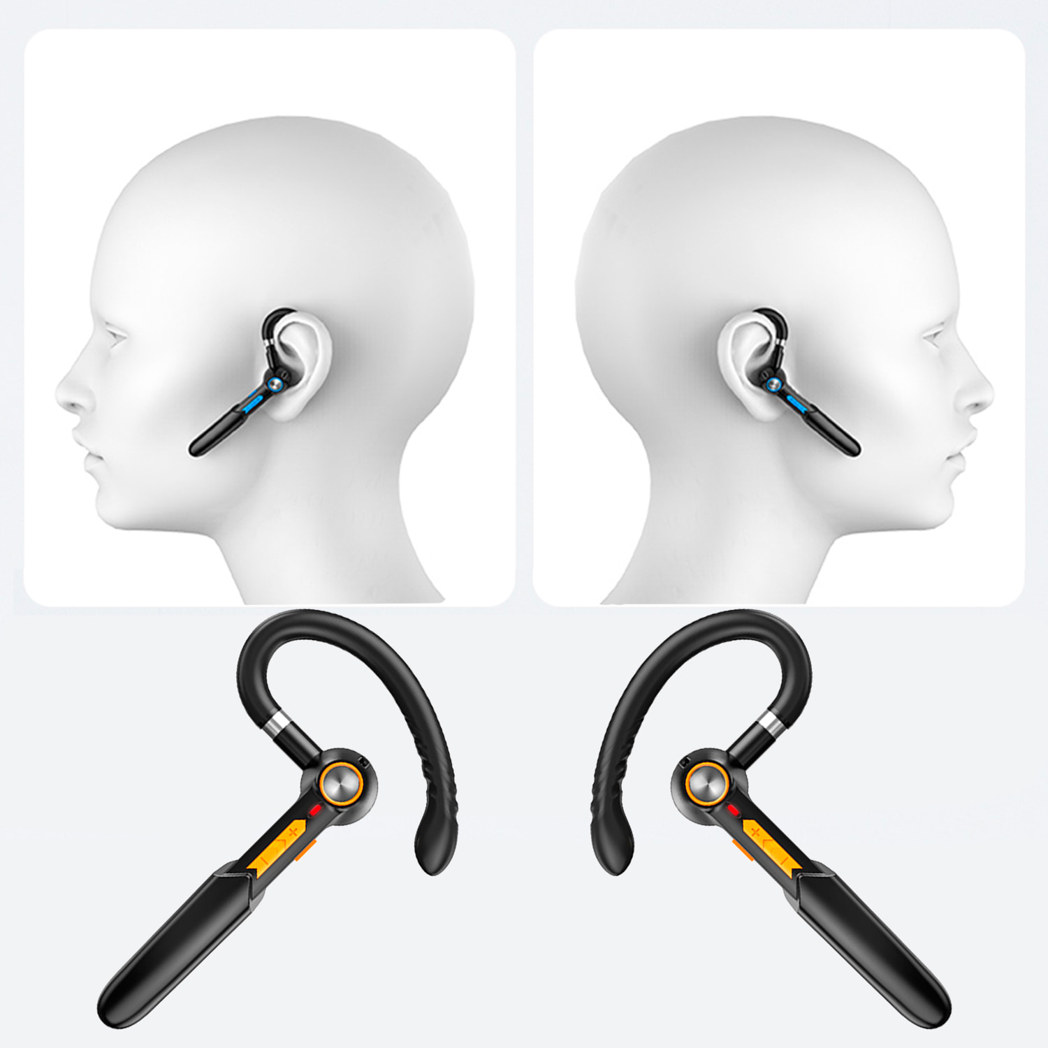 Auricular Bluetooth con manos libres ME-100 Business Edition de un solo oído.