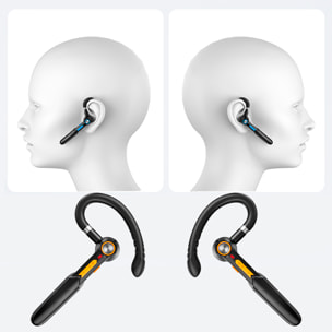 Auricular Bluetooth con manos libres ME-100 Business Edition de un solo oído.