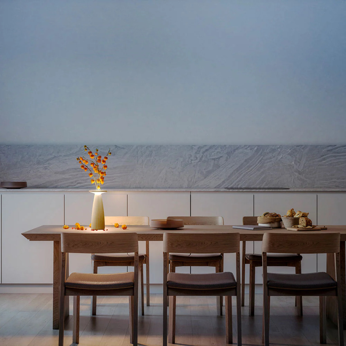 Lampe de table sans fil vase FLORA H20CM