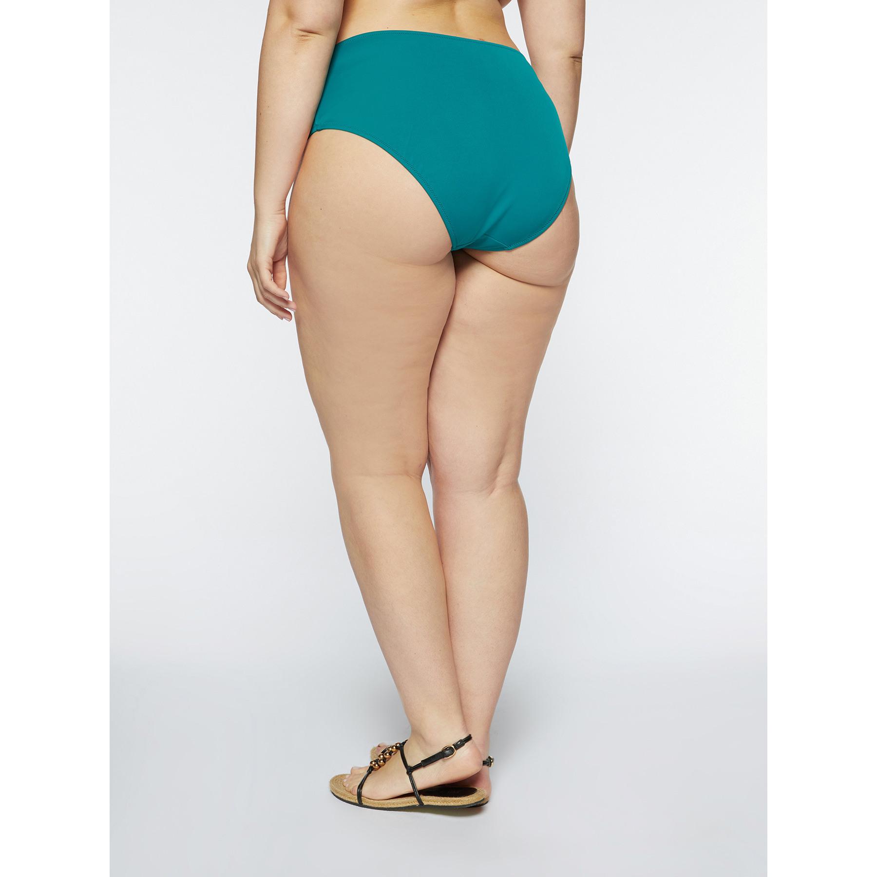 Fiorella Rubino - Slip con drappeggio laterale - Verde