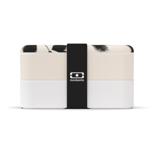 Lunch box 2 compartiments Original 1L Made in France Plume