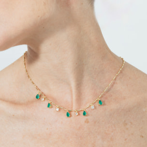 Collar Lakrom acabado oro amarillo 18k