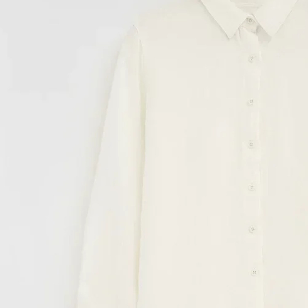 Camisa blanca de lino con corte relajado y bordado Polo Club