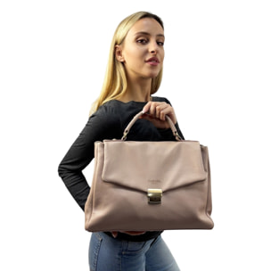 Bolso de Mano Cheval Firenze Aurora Max Rosa Empolvado