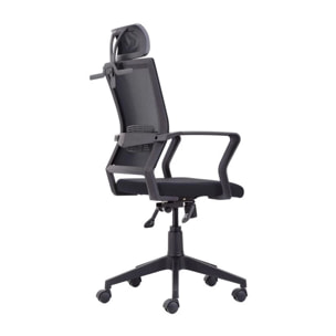 Silla de oficina Winner Negro
