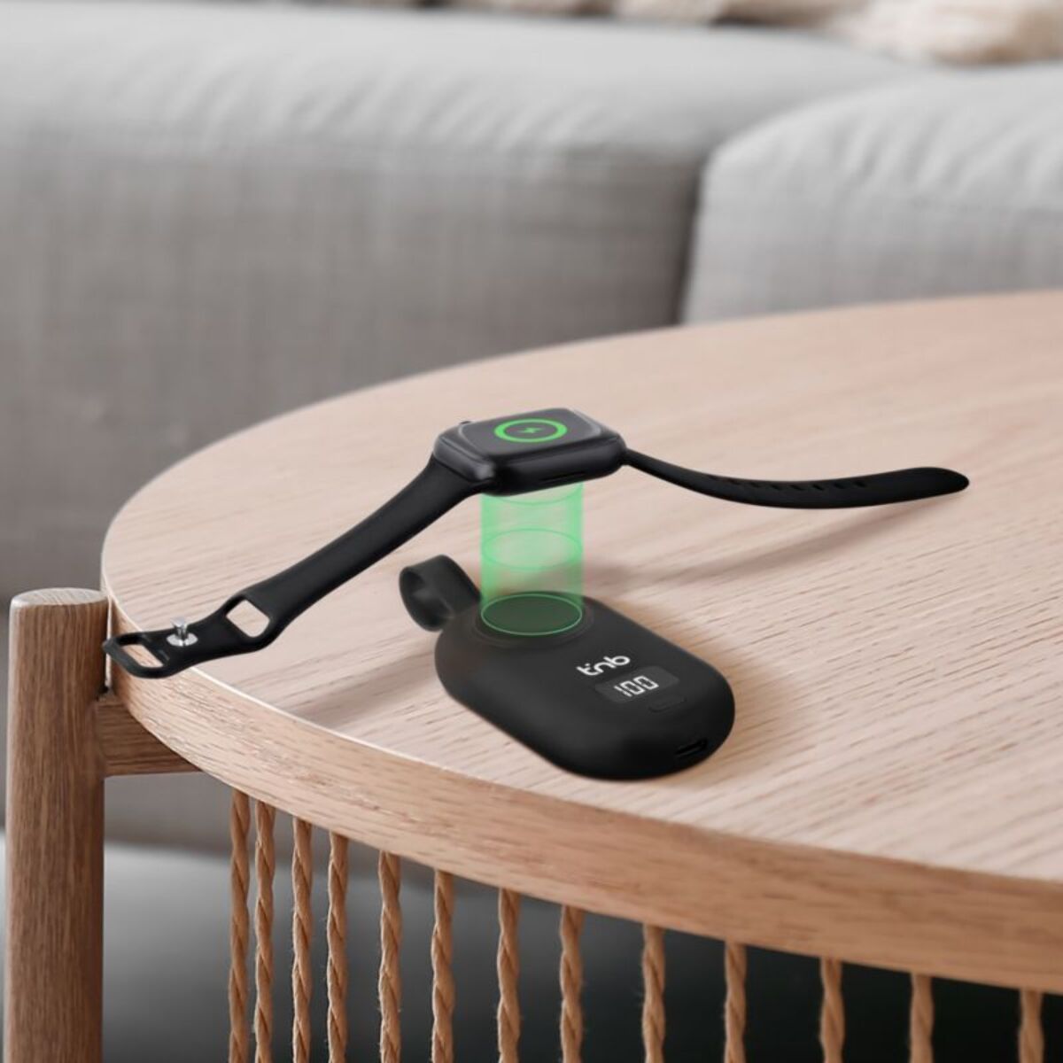 Batterie externe TNB 2500 mAh pour Apple Watch Noir