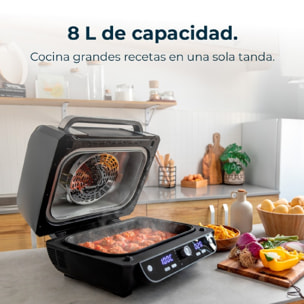 Freidora de Aire sin Aceite de 8 L Cecofry FireDome 8000 Pro. 1700 W, Doble Resi