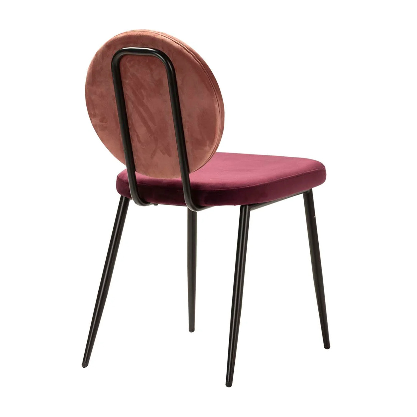 Silla Velvet Rosa Morado 45x58x83 Cm