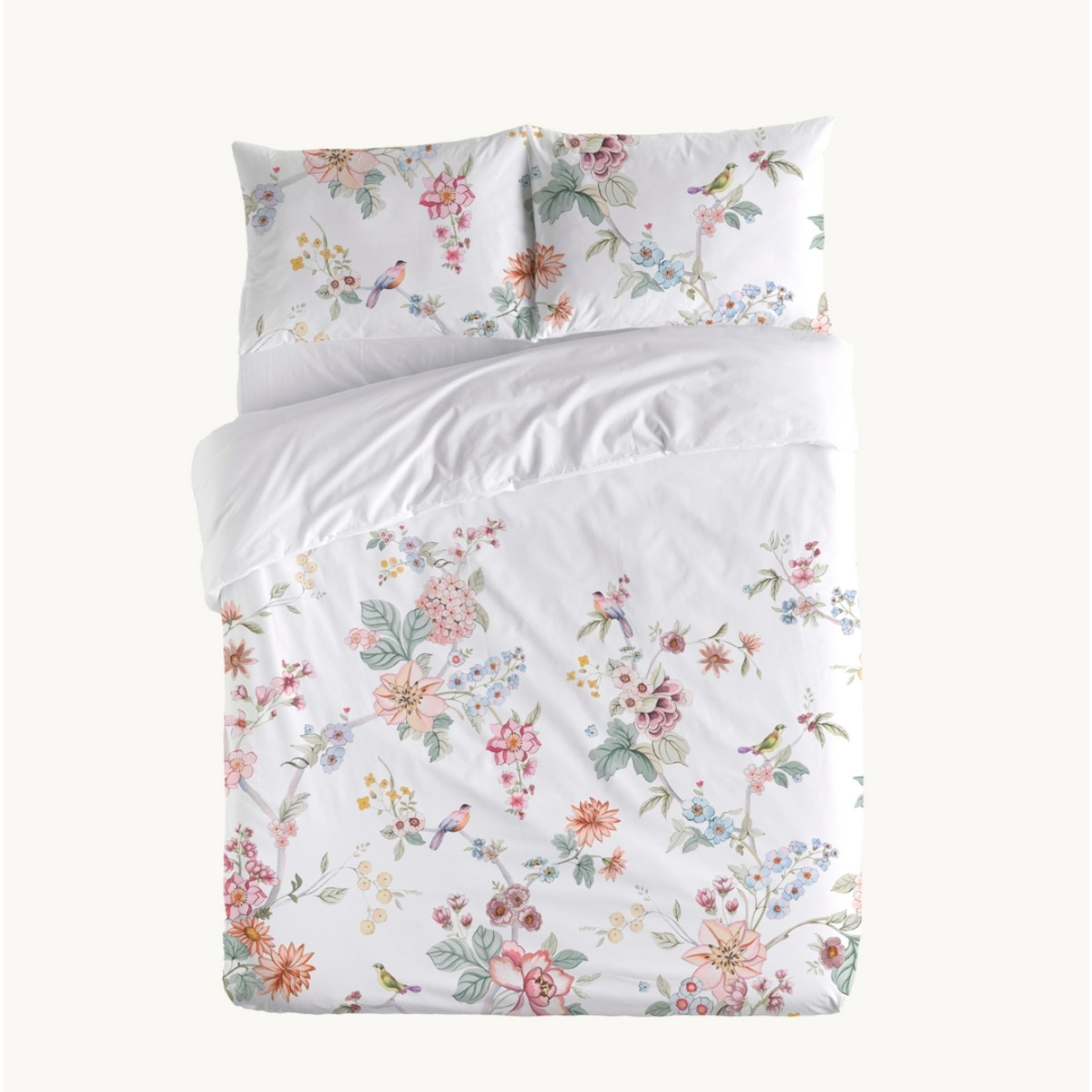 Housse de couette nordique blanche