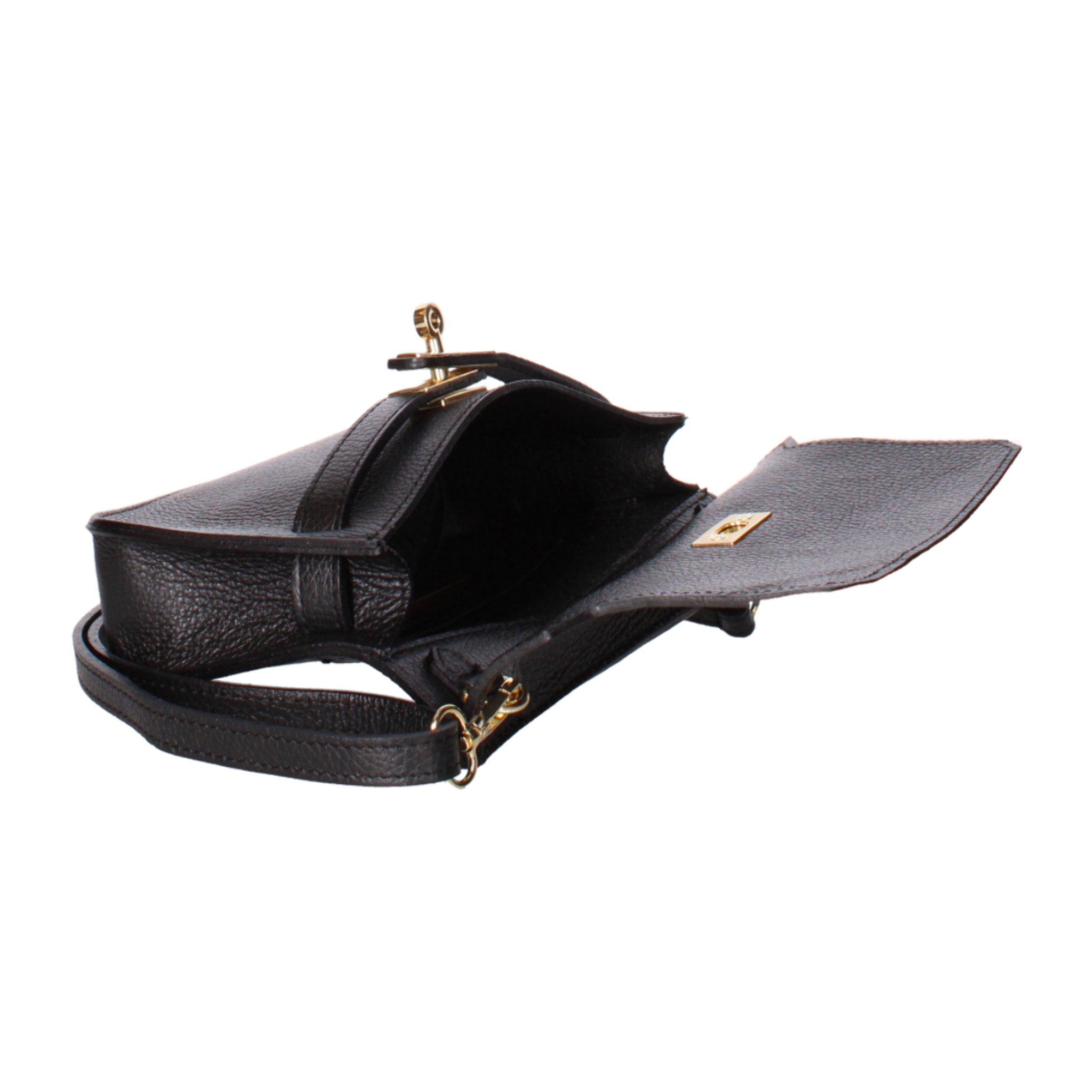Borsa a tracolla Katie da donna In Vera pelle Made in Italy 23x17x5 cm