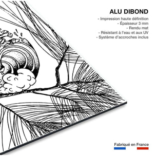 Tableau pigne des Landes Tableau alu Dibond