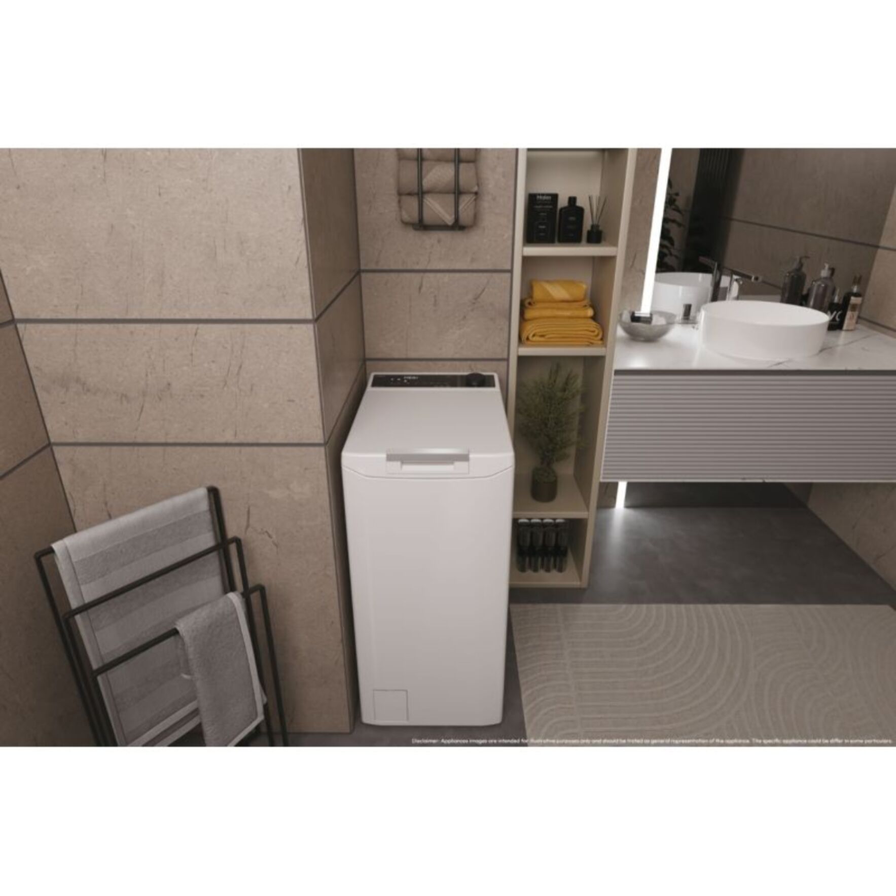 Lave linge top HAIER THASN476TM4-S