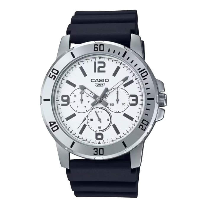 Reloj Casio MTP-VD300-7BUDF Hombre Analogico Cuarzo con Correa de Silicona