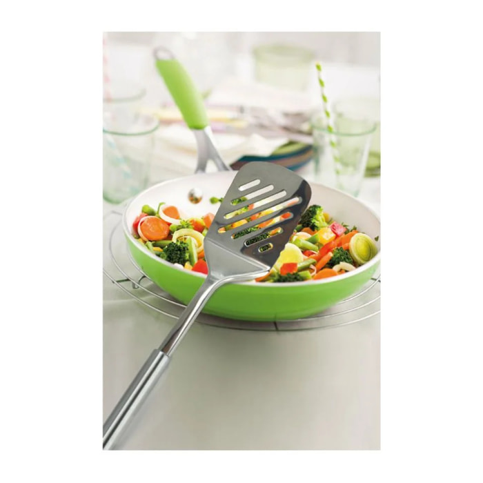 Set de 2 ustensiles de cuisine spatule de cuisine inox Fackelmann Elemental
