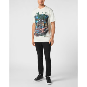 PHILIPP PLEIN T-Shirt Round Neck RACING