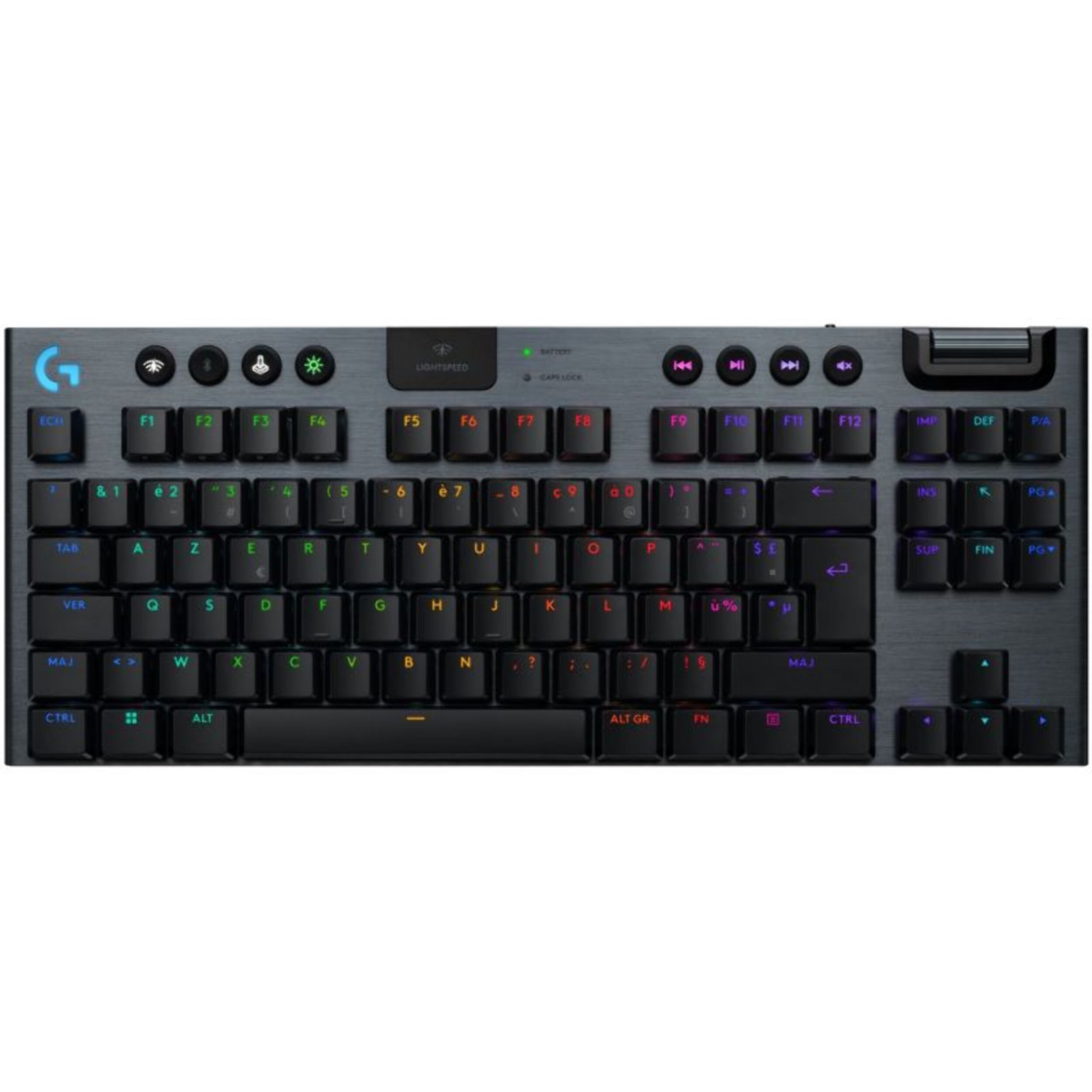 Clavier gamer sans fil LOGITECH G915 X Lightspeed TKL Clicky Noir