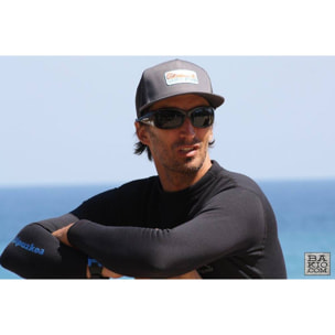 Gafas de deportes acuáticos OCEAN BERMUDA - Negro mate / Ahumada