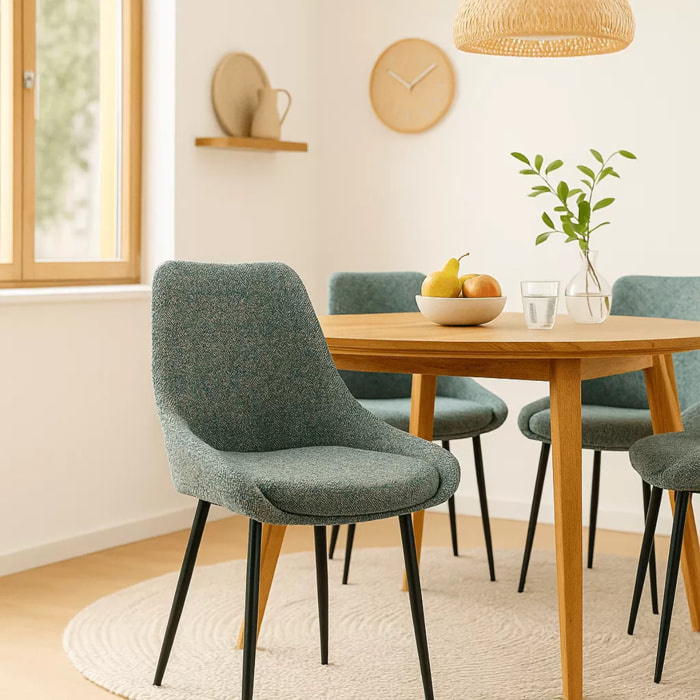 Chaise East Side Melange grise Kare Design