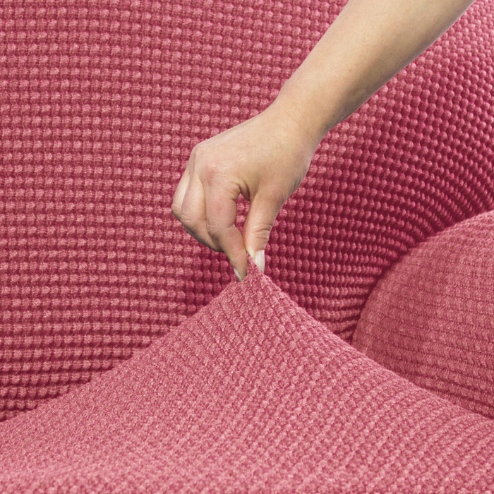 Funda Elástica para silla con RESPALDO pack2 unidades modelo HELENA