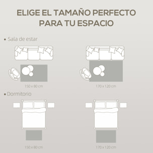 Alfombra Salón 170x120 cm Alfombra Lavable en Lavadora Pelo Corto Elementos a Líneas Tapete para Sala de Estar Dormitorio Comedor Gris Oscuro