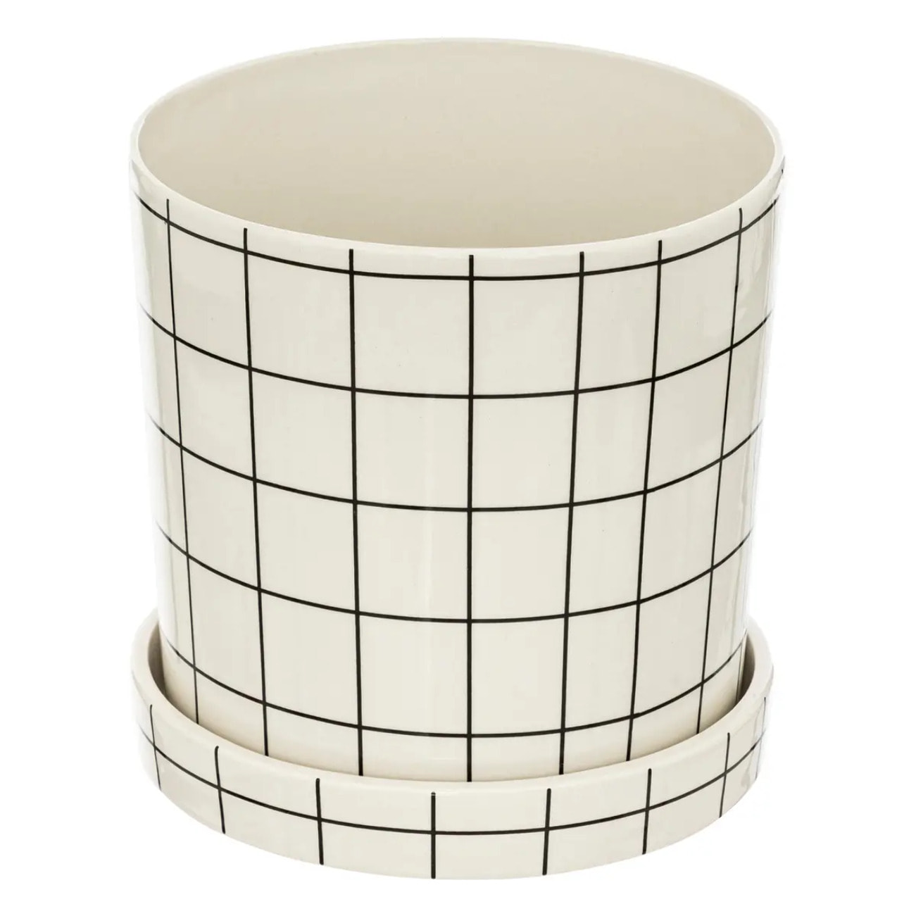 Set de 2 pots Kaya céramique D22/25cm