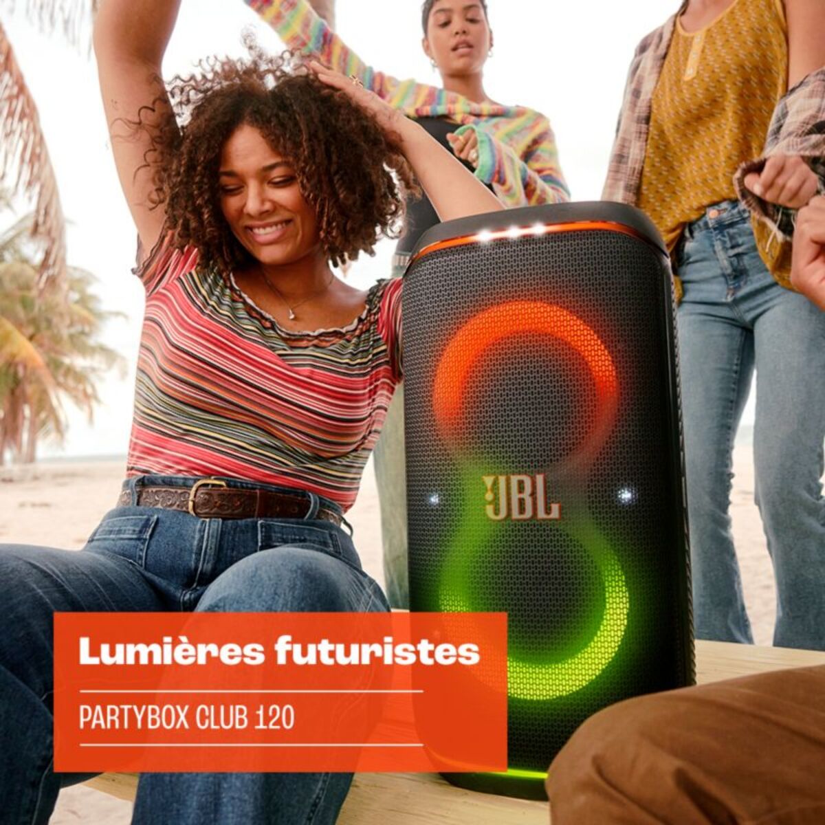 Mini-chaîne JBL Partybox Club 120 Blanc