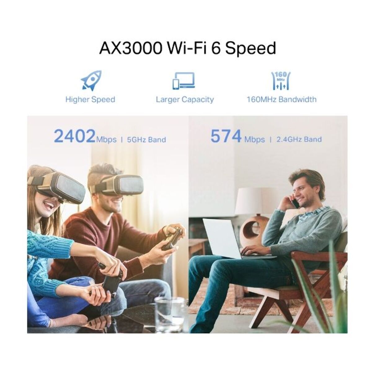 Répéteur TP-LINK RE705X Wifi 6-AX3000