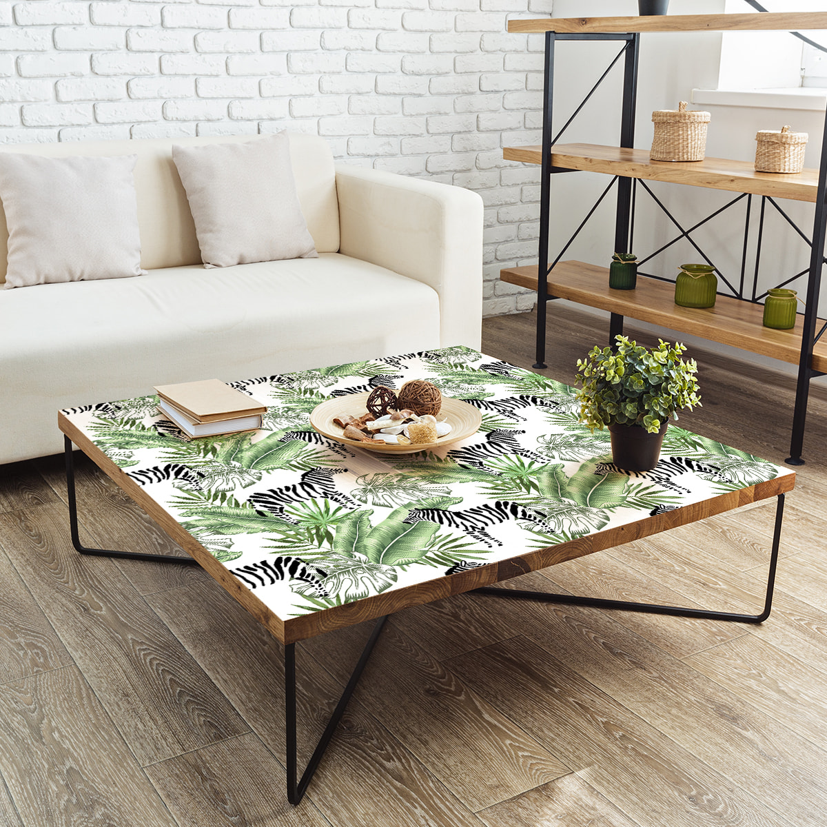 Sticker meuble tropical ipeva 40 x 60 cm