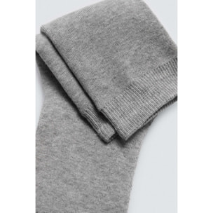 Confezione da 4 calzini da donna in flanella stampata con suola antiscivolo