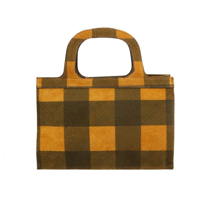 Borsa a mano da donna - Modello Ambrel - Vera pelle - 19.0 x 28.0 x 8.0 cm