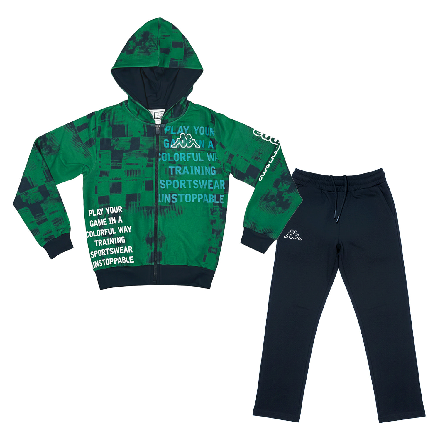 Tuta Ragazzo KAPPA 8 - 16 Anni Cotone Felpato