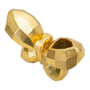 VASO BUTTERFLY GOLD CM 22,5X8X15