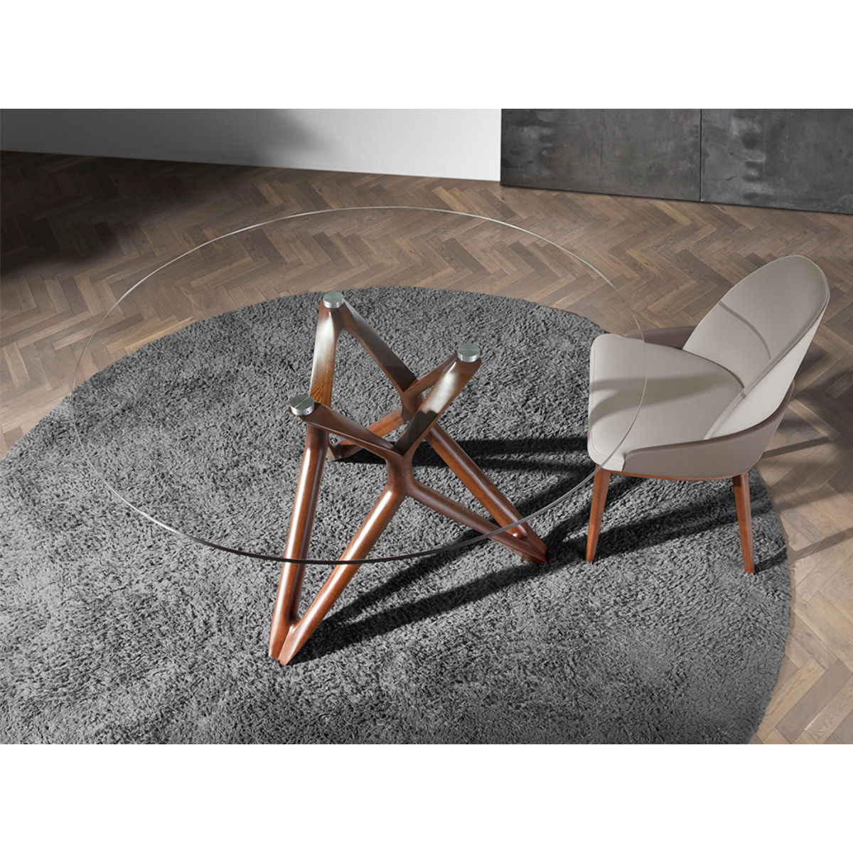 Mesa comedor redonda 140x140x75cm