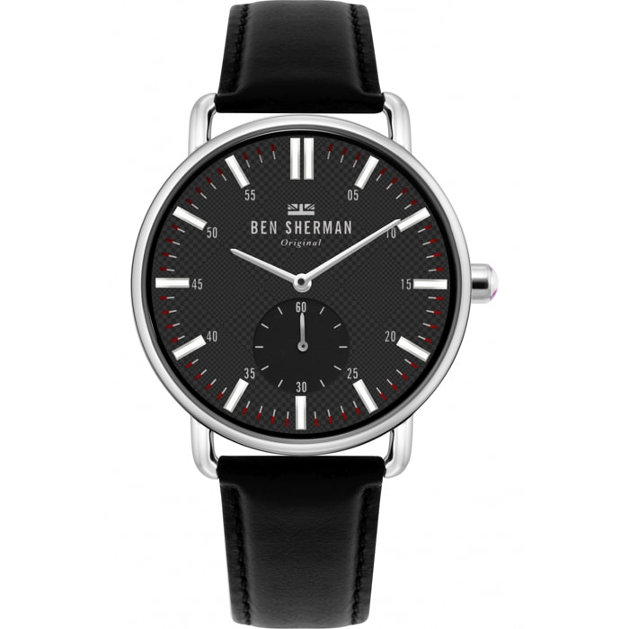 Reloj Ben Sherman WB033BB Hombre Analogico Cuarzo con Correa de Cuero