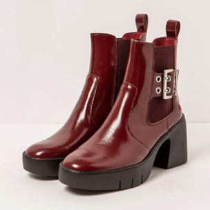 Botines 1658 NAPPA SHINNY BURDEOS/SOFIA color Burdeos