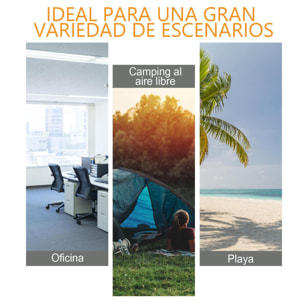 Cama de Camping Plegable Cama de Acampada con Marco Metálico Carga 136 kg para Playa Senderismo 193x64x40 cm Verde