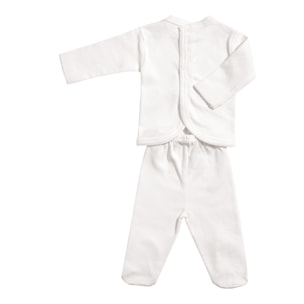 Conj, Jubon M/L Polaina Beige Talla Nac