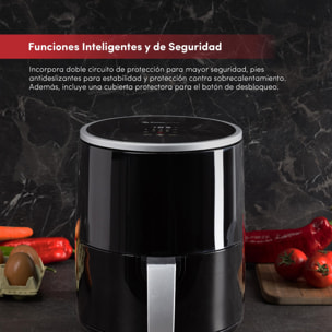 Air Fryer 1200W de 2,5L con pantalla digital y temperatura ajustable 80-200ºC SwissHome