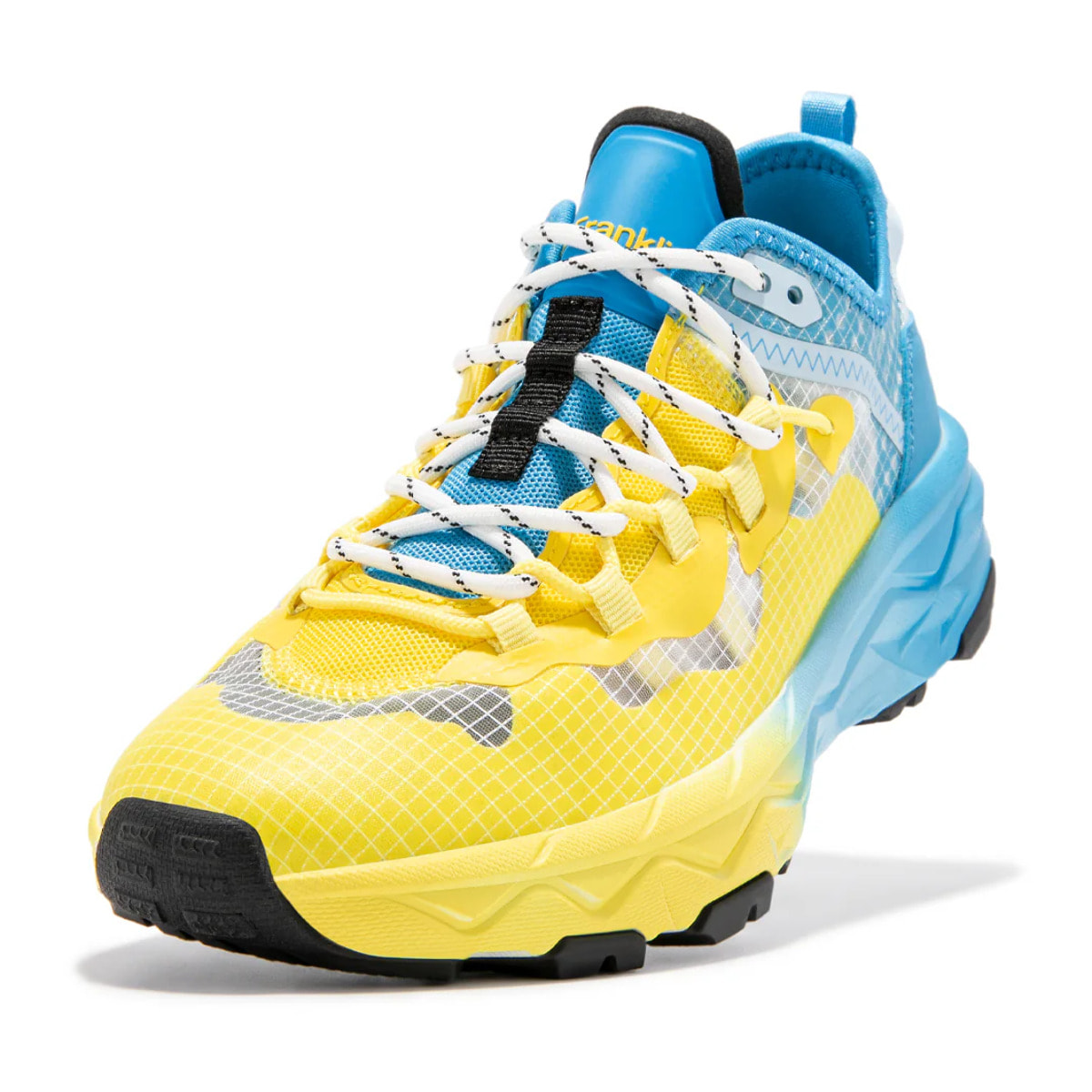 Zapatillas Deportivas Trail Mujer Peak Azul / Amarillo D.Franklin