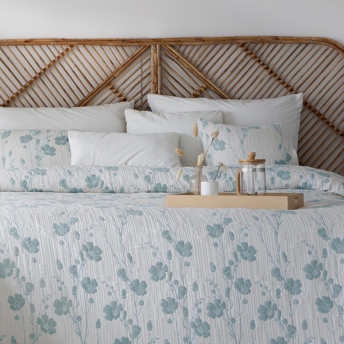 COLCHA JACQUARD BRISALIA AZUL