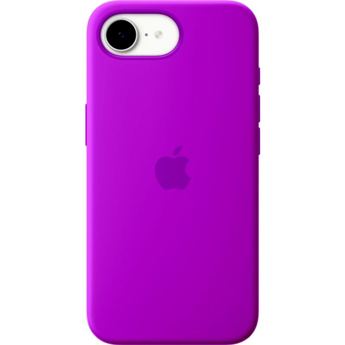 Coque APPLE iPhone 16e silicone Fuchsia