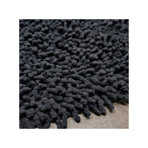 Tapis de salle de bain rectangulaire 40 x 60 cm en coton chenille - SHAGGY