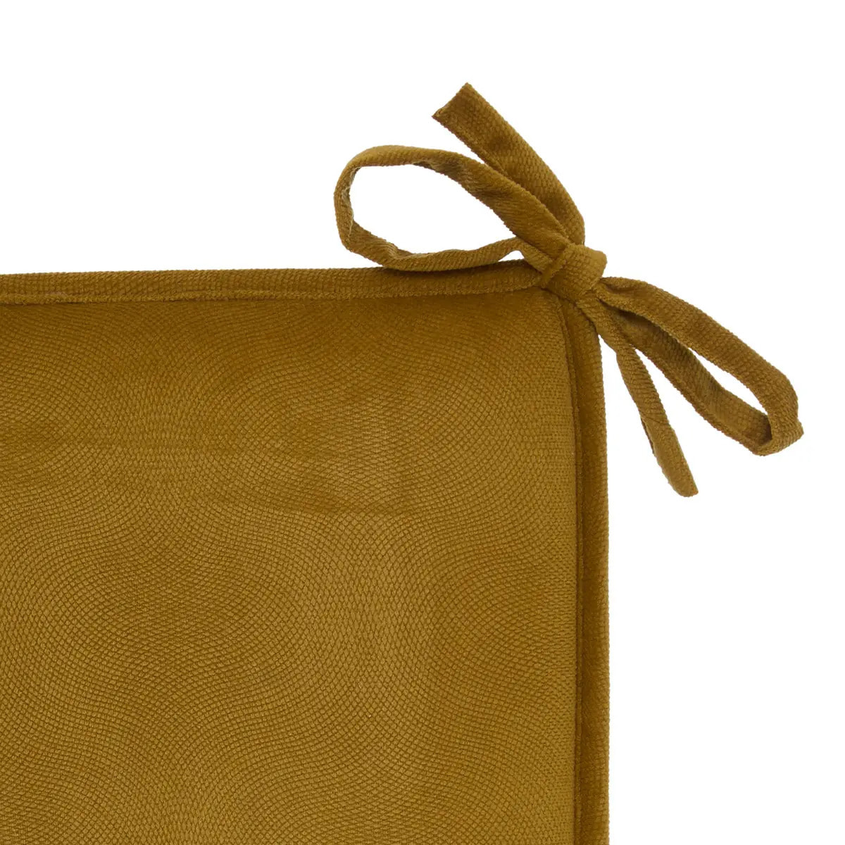 Galette de chaise Lilou mordoré 38x38cm