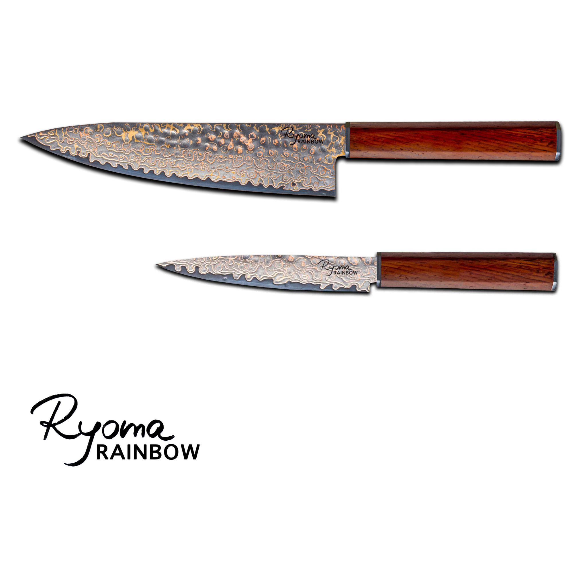 Set 2 couteaux de cuisine Ryoma Rainbow