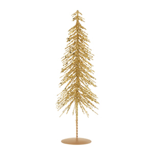 J-Line décoration Sapin De Noël Paillettes - plastique - or - small