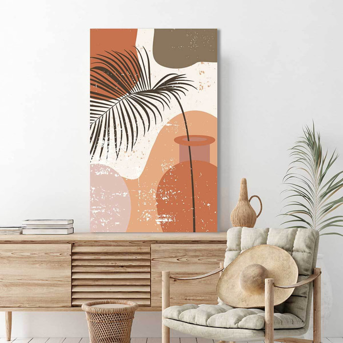 Tableau Art organique Terracotta - 50x80cm - made in France Toile imprimée