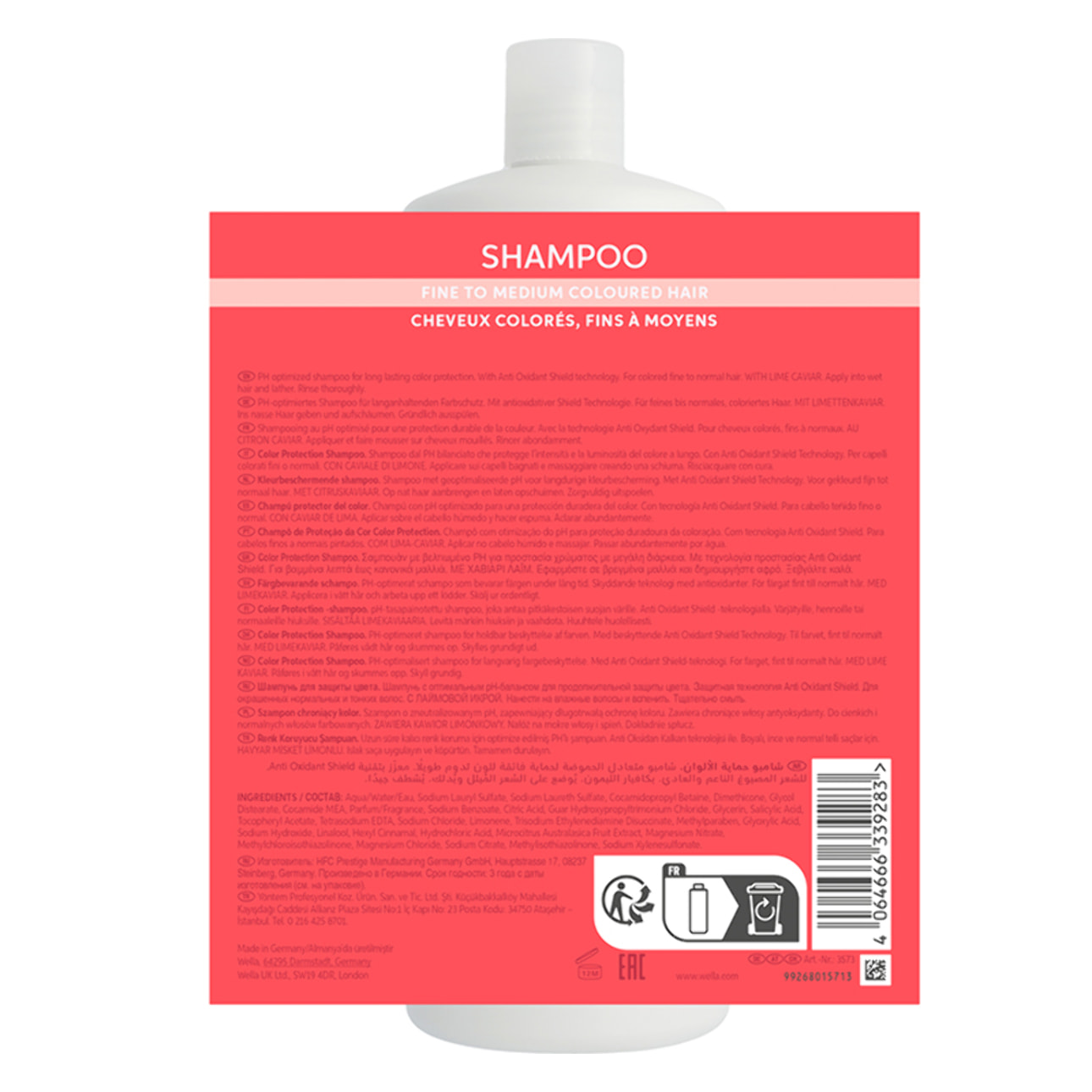 WELLA PROFESSIONALS Invigo Color Brilliance Shampoo Capelli Sottili/Normali 1000ml