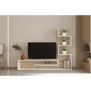 Conjunto Mueble De Salon Para Tv Con Estanteria