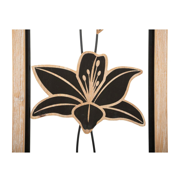 PANNELLO IN FERRO E LEGNO KOMAN -B- CM 26X2,5X60